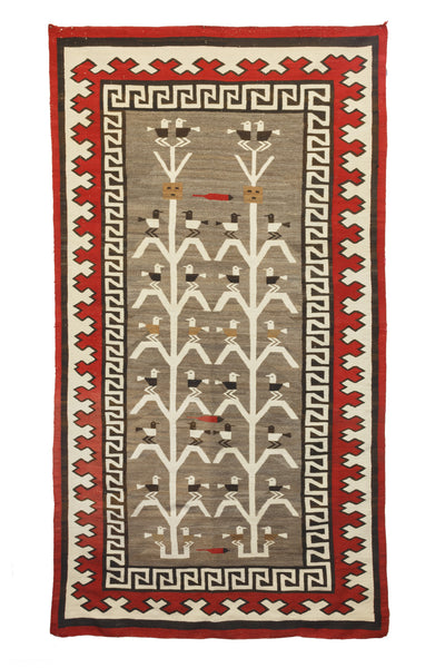 Navajo Yei Pictorial, Native, Weaving, Wall Hanging