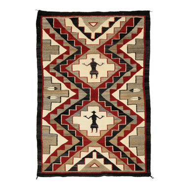Navajo Red Mesa Pictorial, Native, Weaving, Wall Hanging