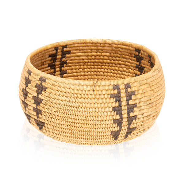 Miwok Basket, Native, Basketry, Vertical