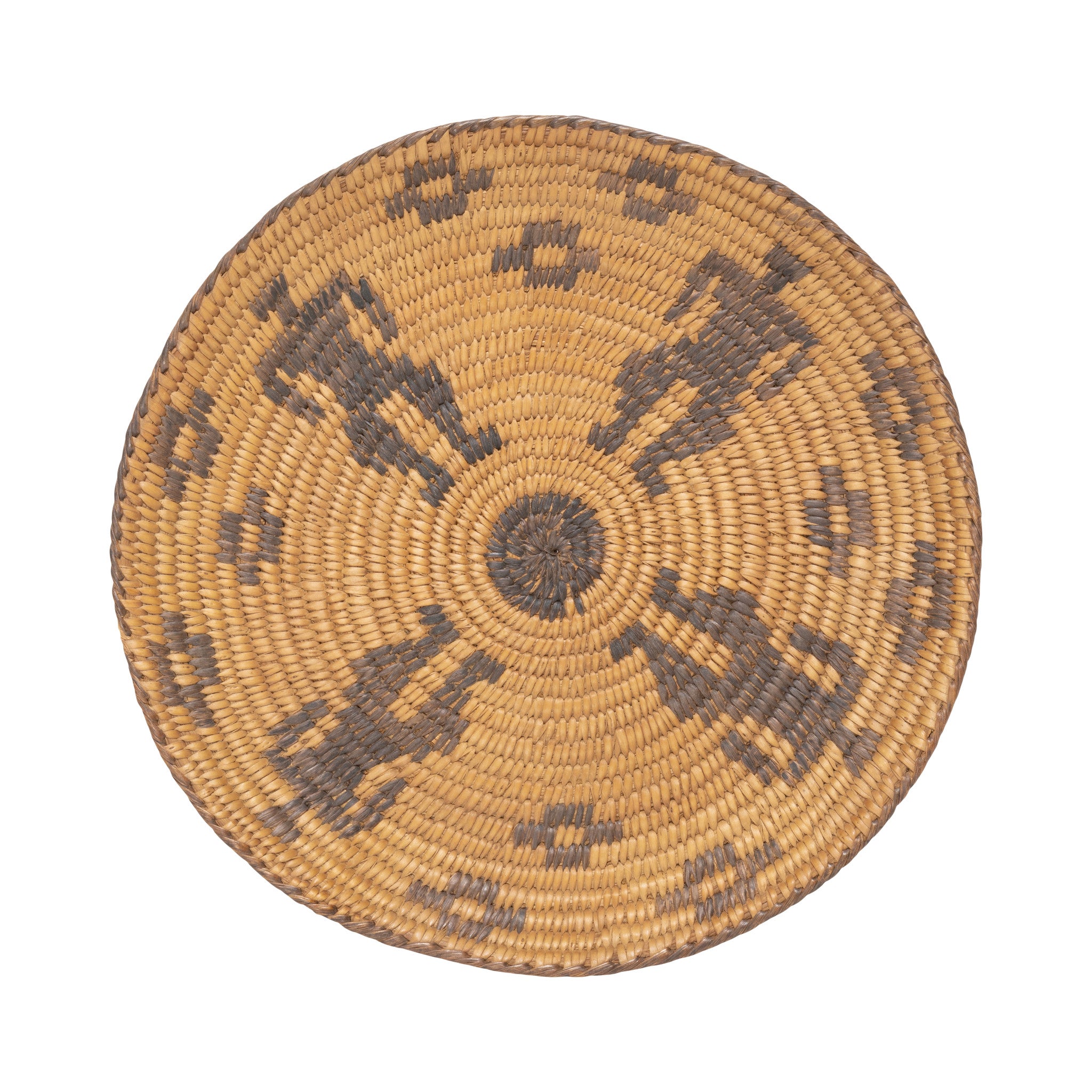 Pima Basketry Tray, Native, Basketry, Plate