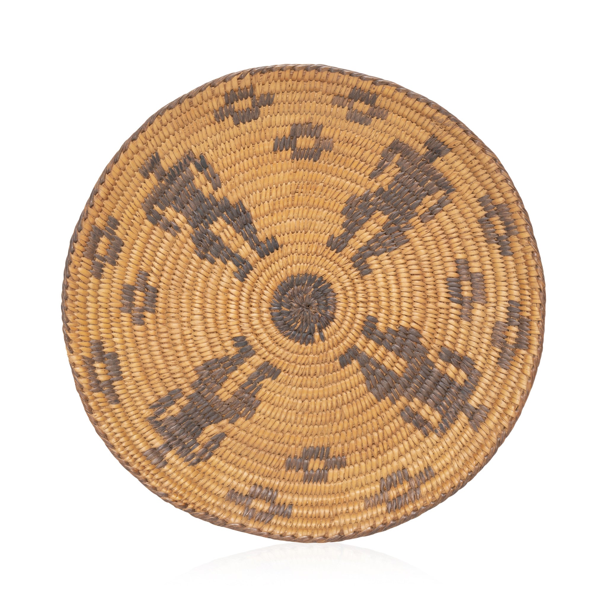 Pima Basketry Tray, Native, Basketry, Plate