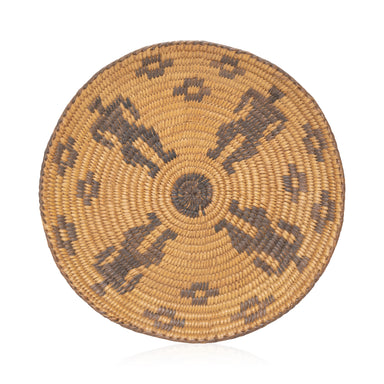 Pima Basketry Tray, Native, Basketry, Plate