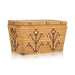 Salish Lidded Trunk, Native, Basketry, Vertical