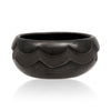 Madeline Black Ware Bowl, Native, Pottery, Historic