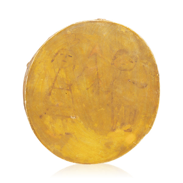 Crow Figurative Drum, Native, Music Instrument, Drum