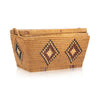 Salish Lidded Trunk, Native, Basketry, Vertical
