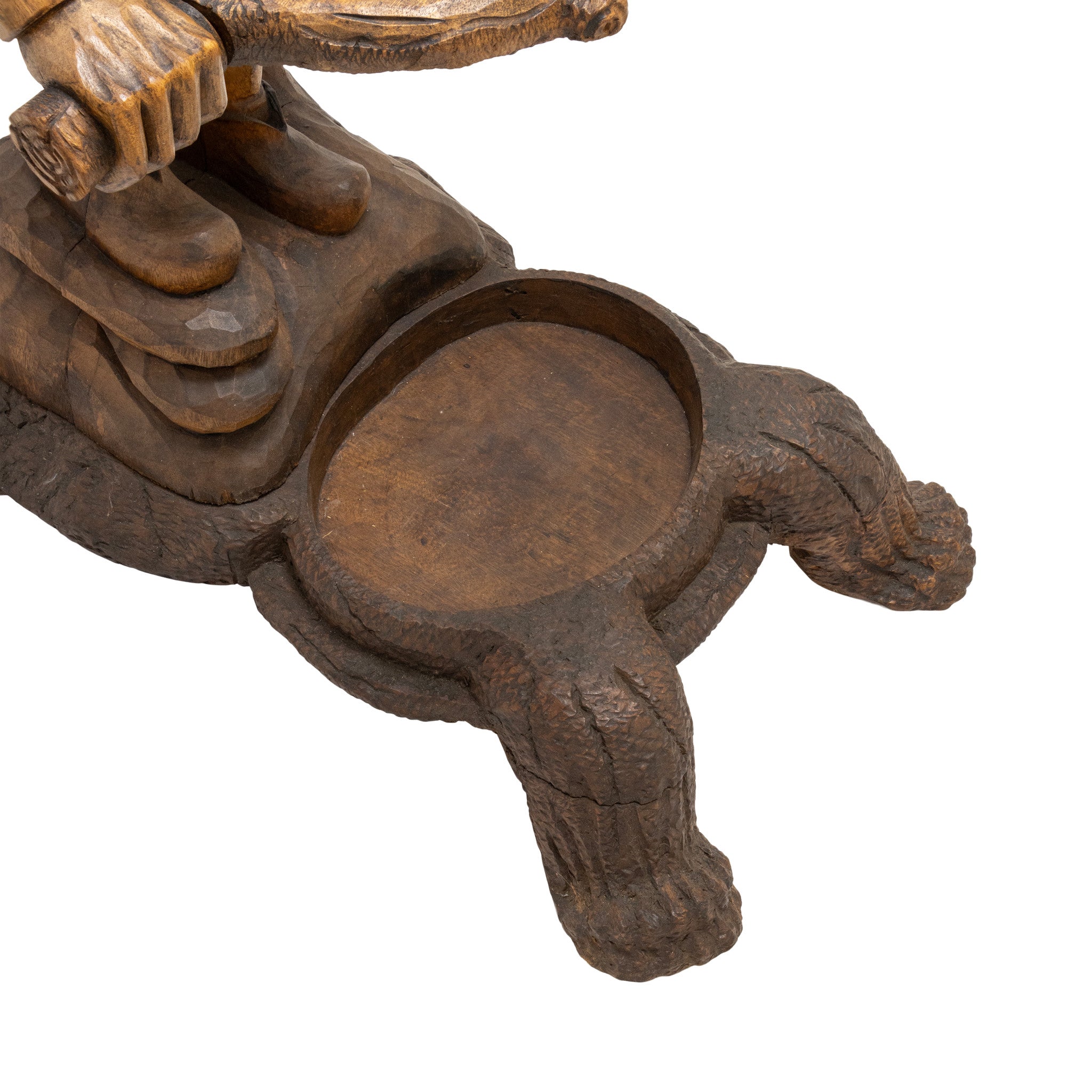 Black Forest Carved Gnome Umbrella Stand