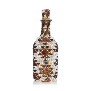 Pit River Beaded Bottle Basket, Native, Basketry, Bottle Basket