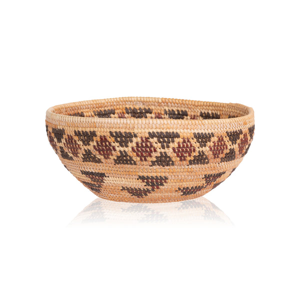 Yokut Basket, Native, Basketry, Vertical