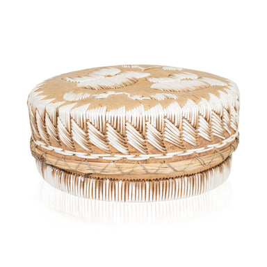 Quilled Birch Bark Box, Native, Birch Bark, Containers