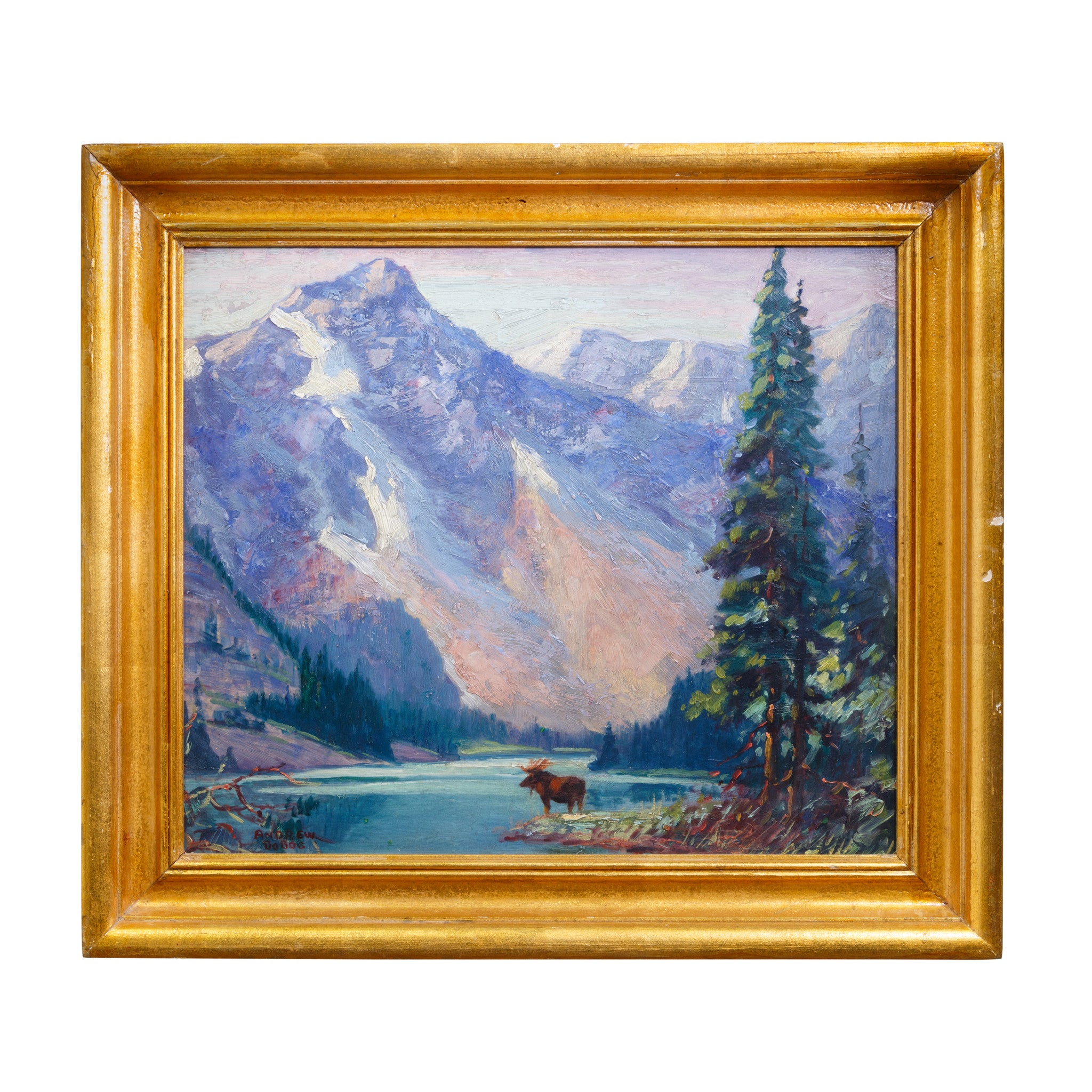 "Moose at the Lake" by Andrew DoBos