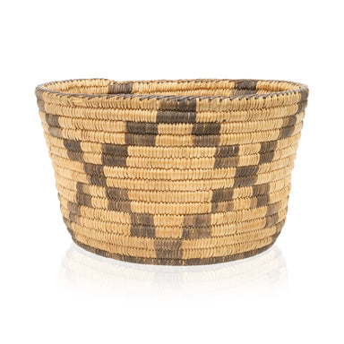Pima Basketry Bowl, Native, Basketry, Vertical