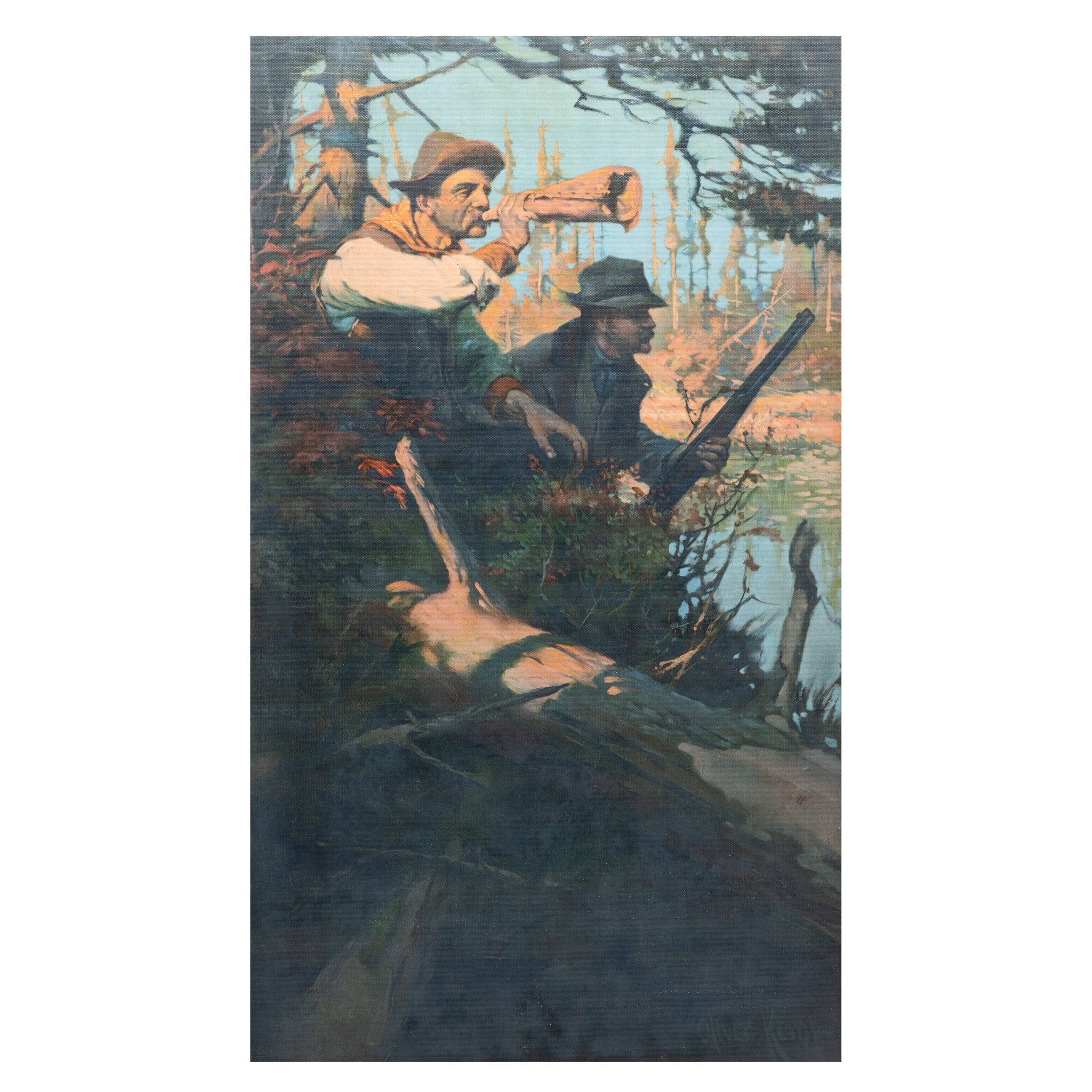 Moose Hunt by Oliver Kemp, Fine Art, Print, Other