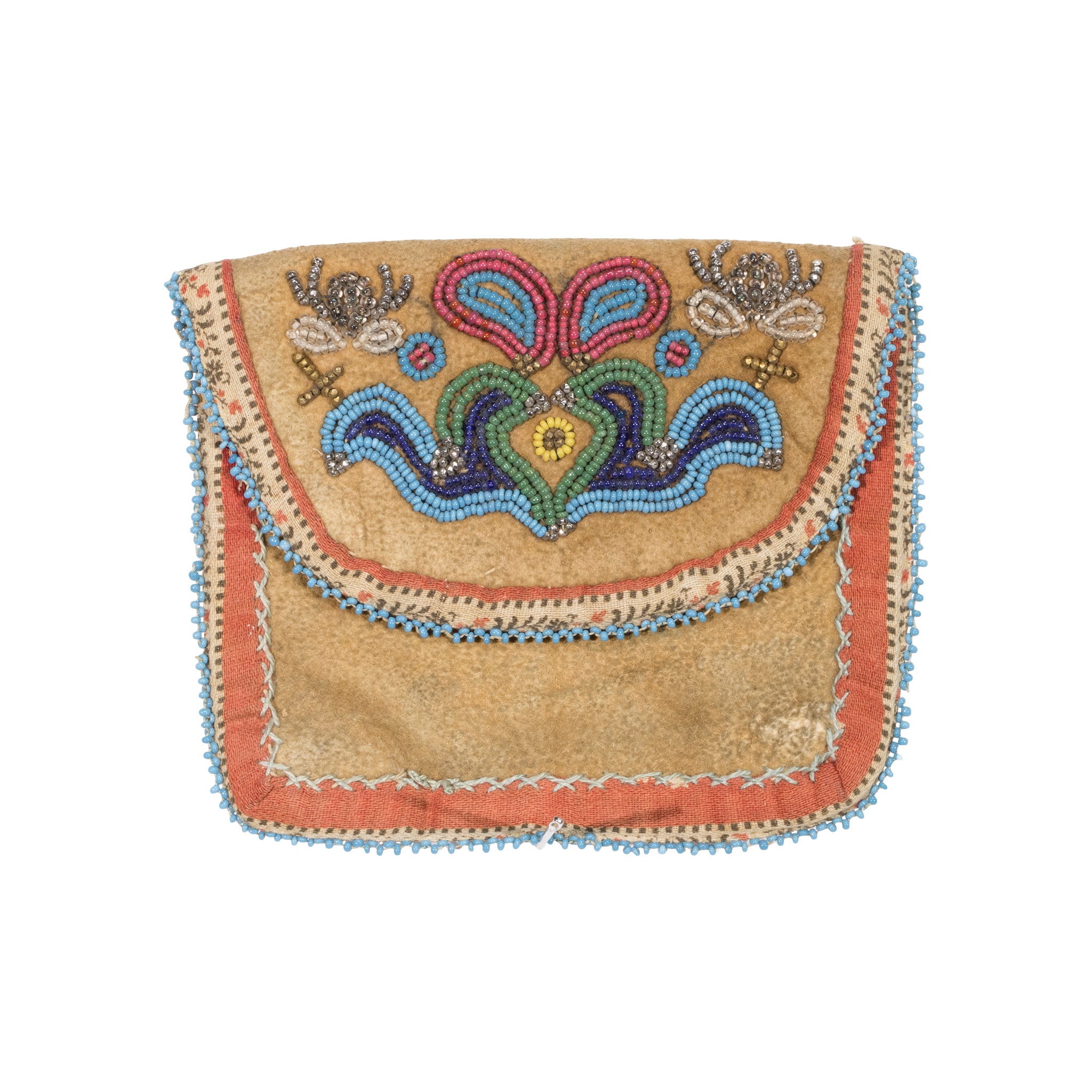 Cree Beaded Pouch, Native, Bag, Pouch