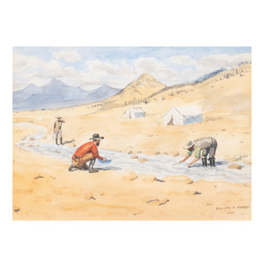 Gold Camp by Leonard Reedy, Fine Art, Painting, Western