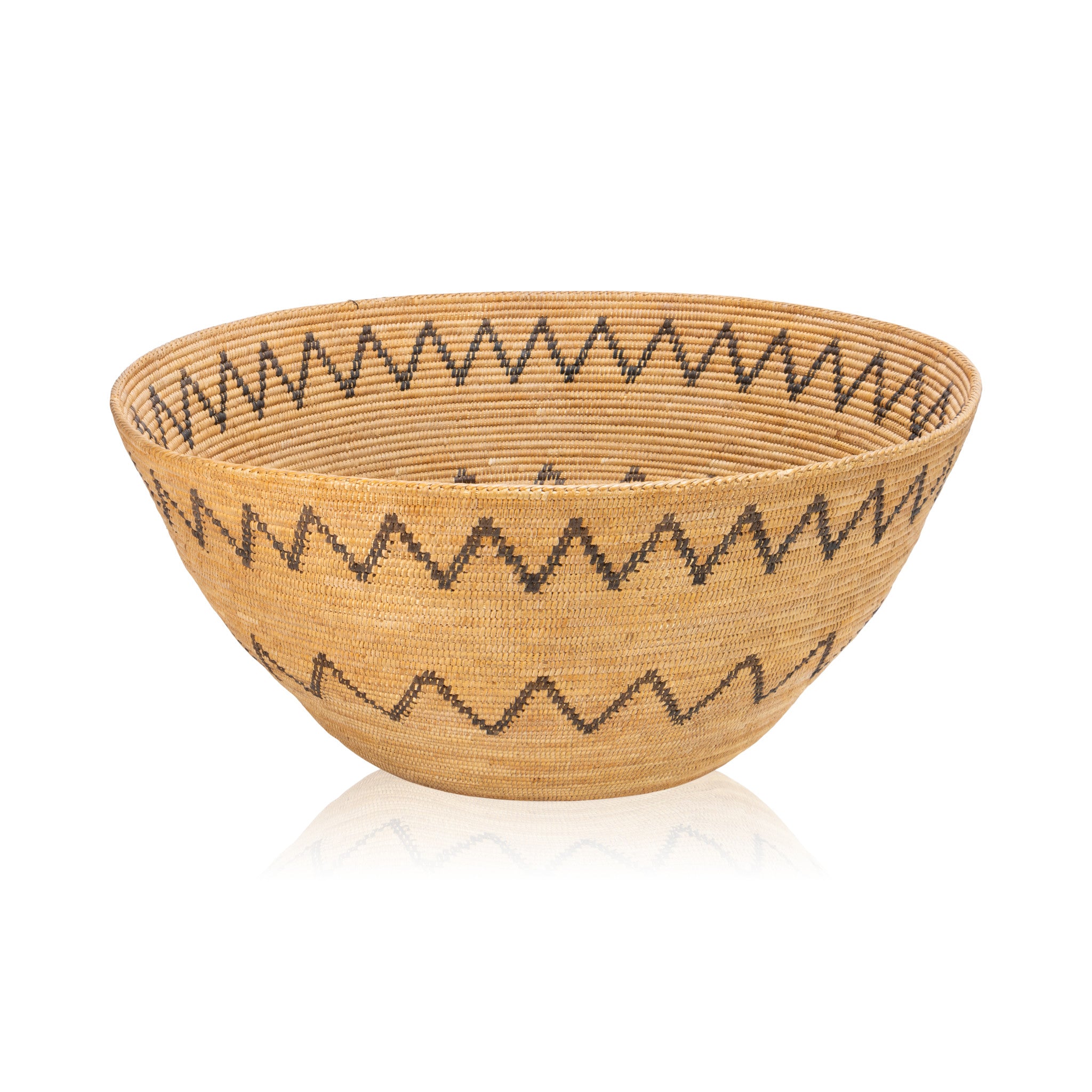 Mono Basket, Native, Basketry, Vertical