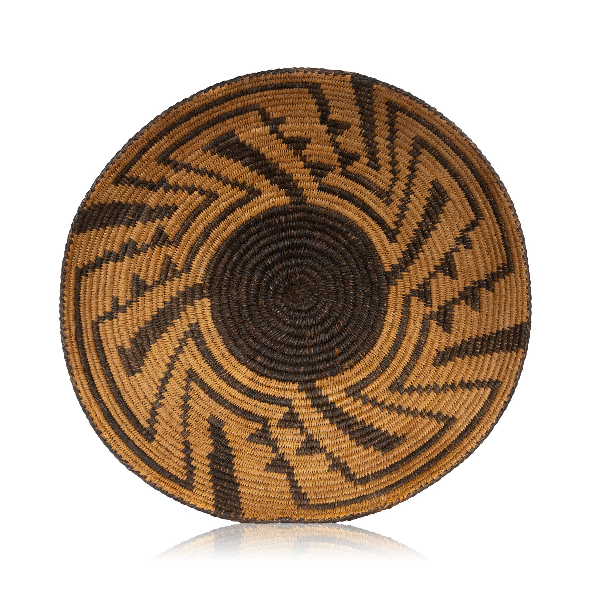 Pima Basket Tray, Native, Basketry, Plate