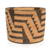 Pima Cynlidrical Basket, Native, Basketry, Vertical