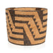 Pima Cynlidrical Basket, Native, Basketry, Vertical