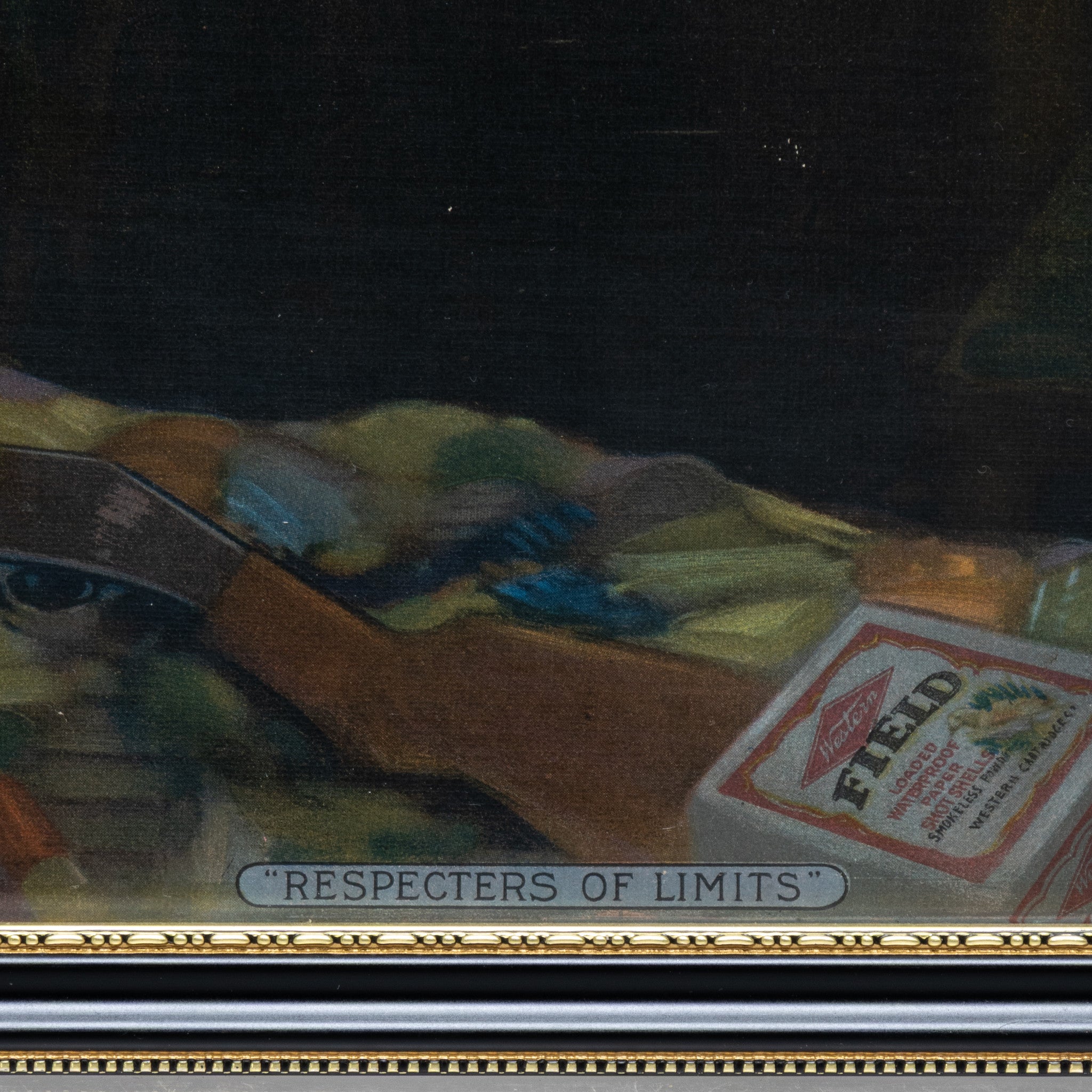 "Respector of Limits" Western Cartridge Co. Advertising Poster