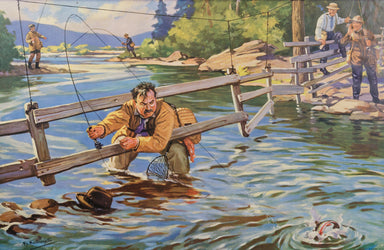 "A Dilemma" by Hy Hintermeister, Sporting Goods, Advertising, Calendar