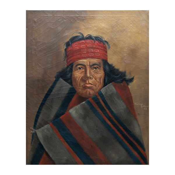 The Sage of Jemez by Richard Ernesti, Fine Art, Painting, Native American
