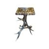 Black Forest Horn Table with Stools