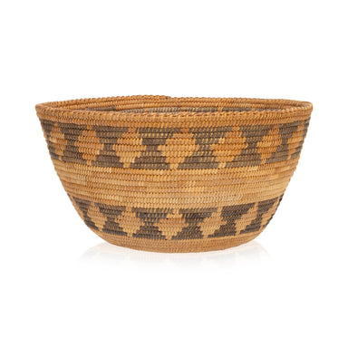 Yokut Basket, Native, Basketry, Vertical