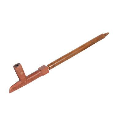 Sioux T Pipe, Native, Pipe, Catlinite