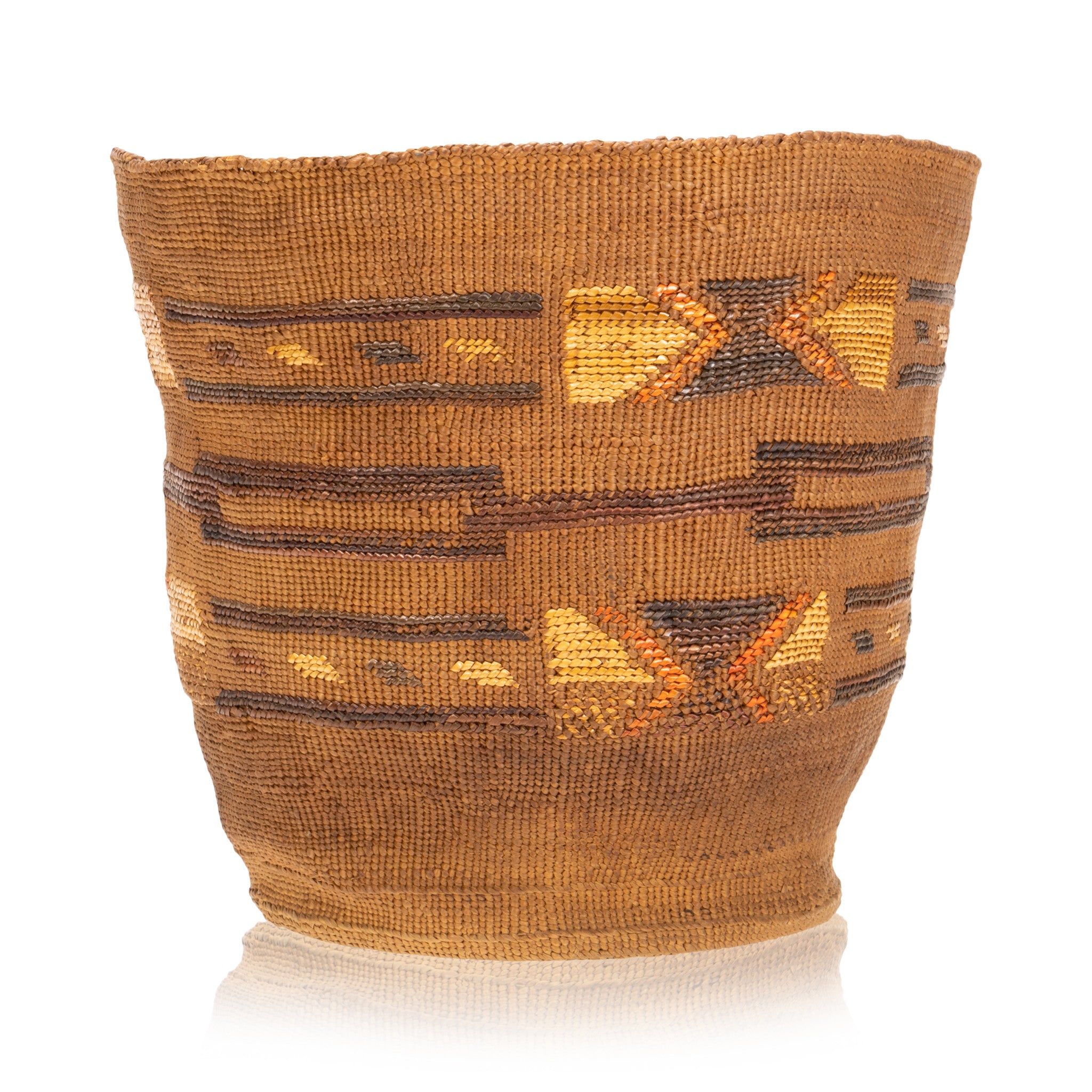 Tlingit Basket, Native, Basketry, Vertical