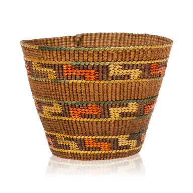 Tlingit Basket, Native, Basketry, Vertical