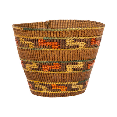 Tlingit Basket, Native, Basketry, Vertical
