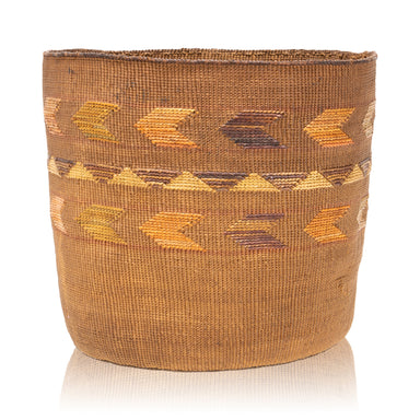 Tlingit Basket, Native, Basketry, Vertical