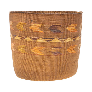Tlingit Basket, Native, Basketry, Vertical