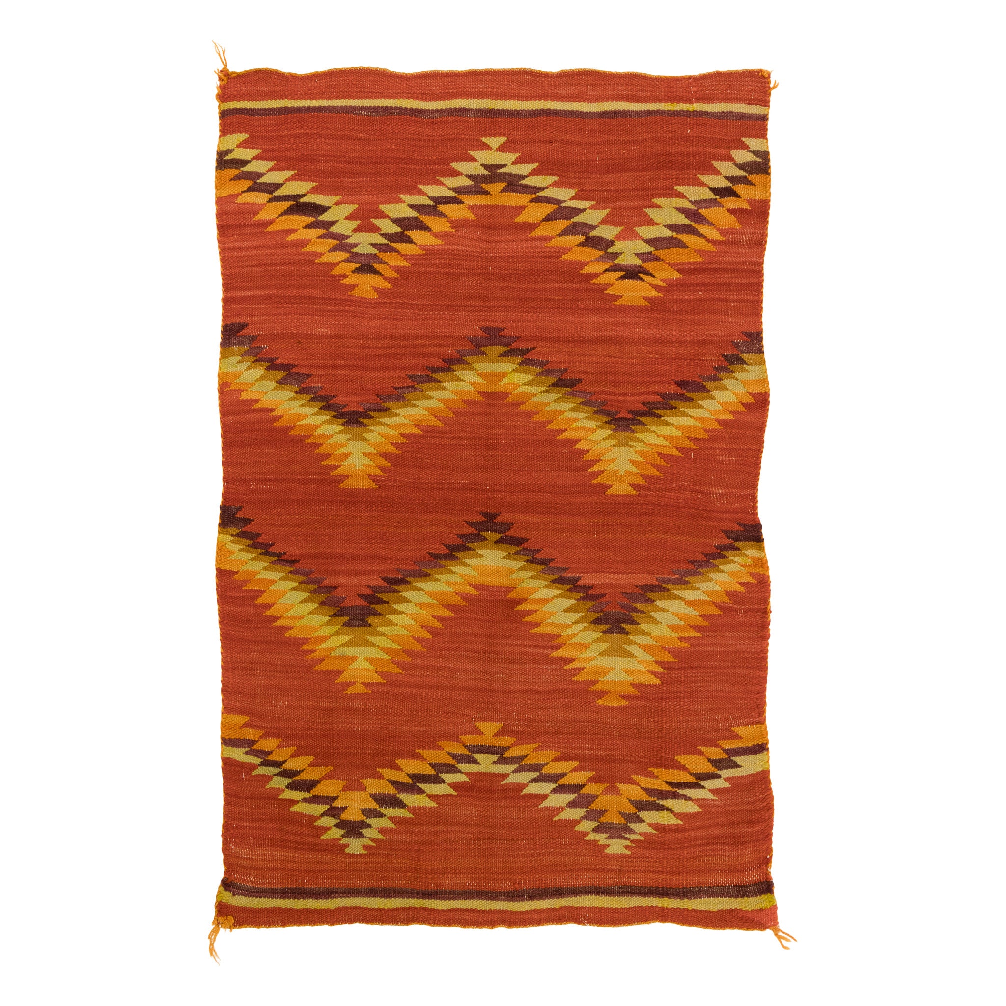 Navajo Child’s Transitional Blanket, Native, Weaving, Blanket