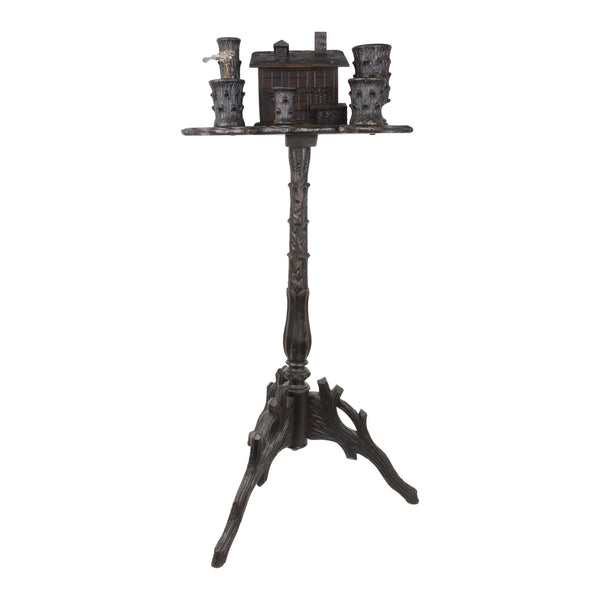 Black Forest Smoking Table, Furnishings, Black Forest, Smoking Stand