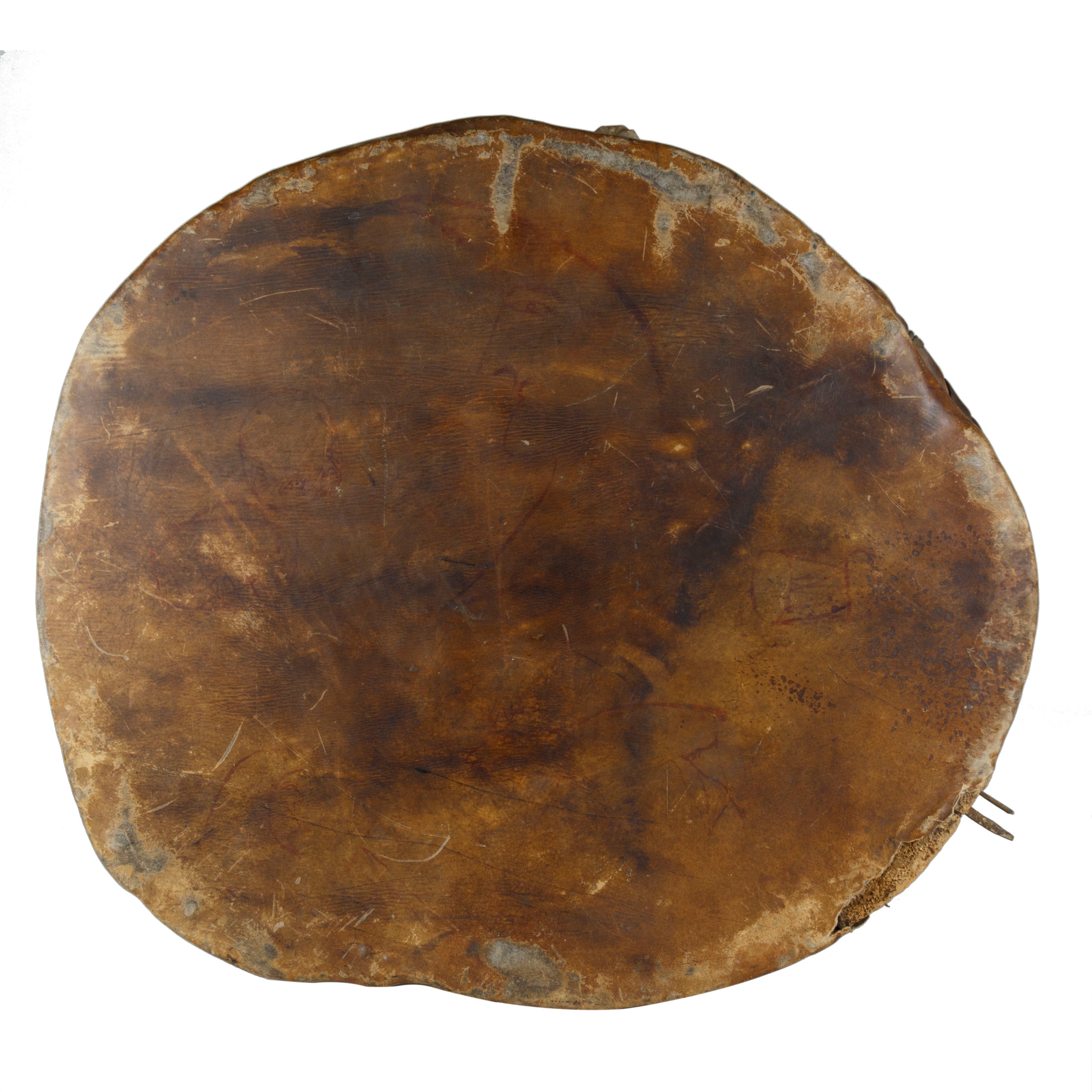 Pueblo Indian Cottonwood Trunk Drum