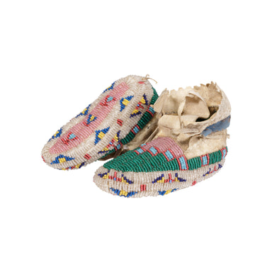 Sioux Baby Moccasins, Native, Garment, Moccasins