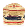 Nootka Lidded Basket, Native, Basketry, Vertical
