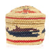 Nootka Lidded Basket, Native, Basketry, Vertical