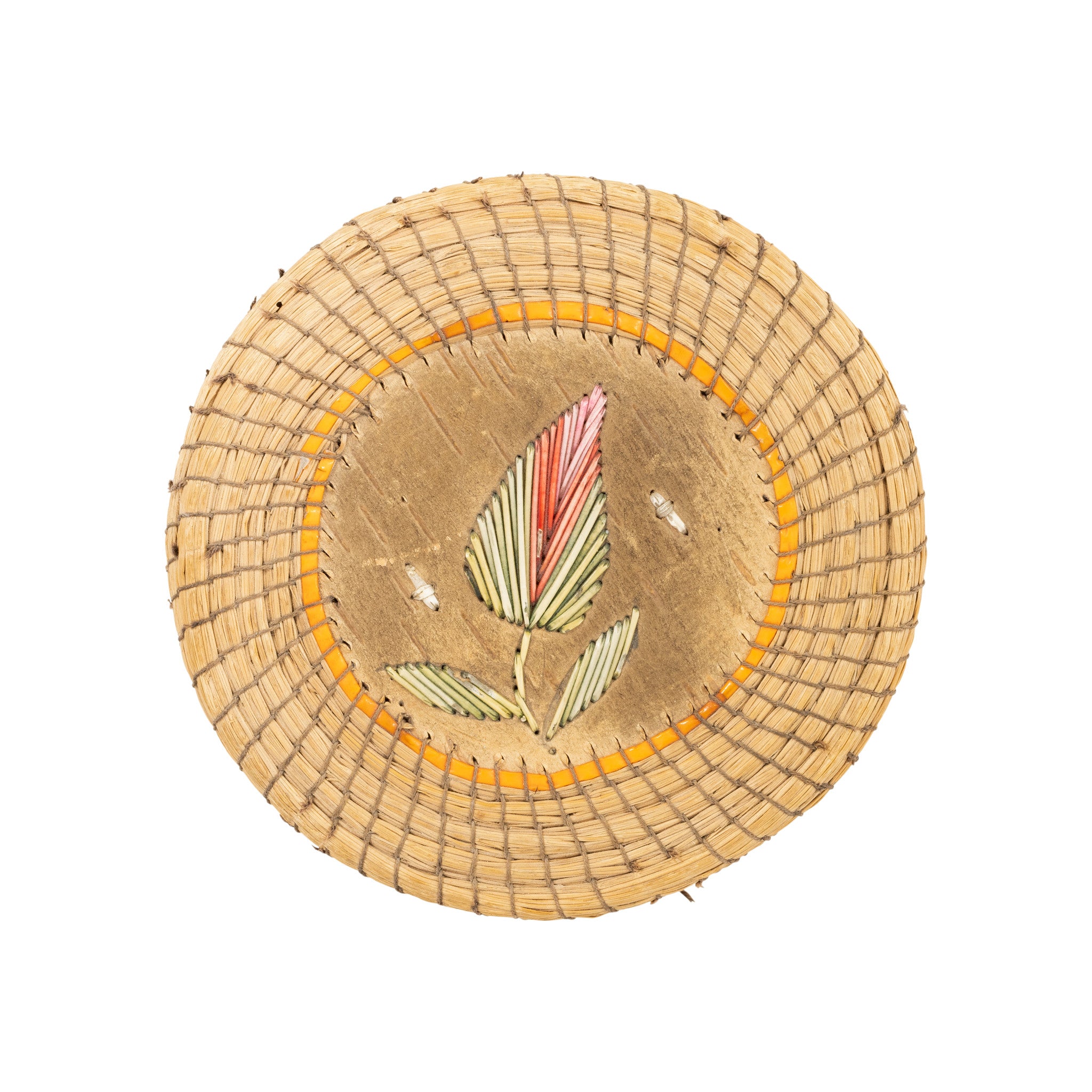 Quilled Birch Bark Basket