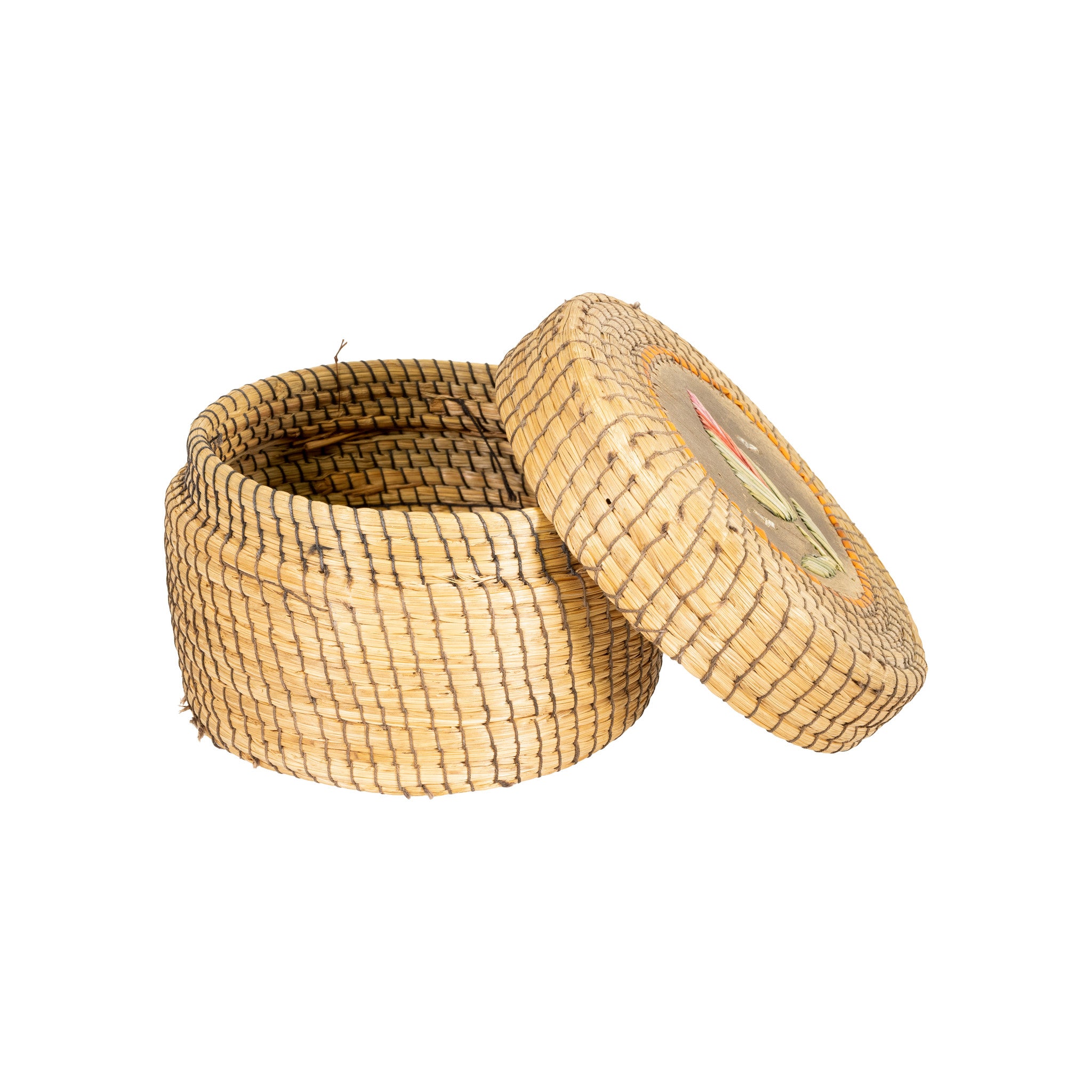 Quilled Birch Bark Basket