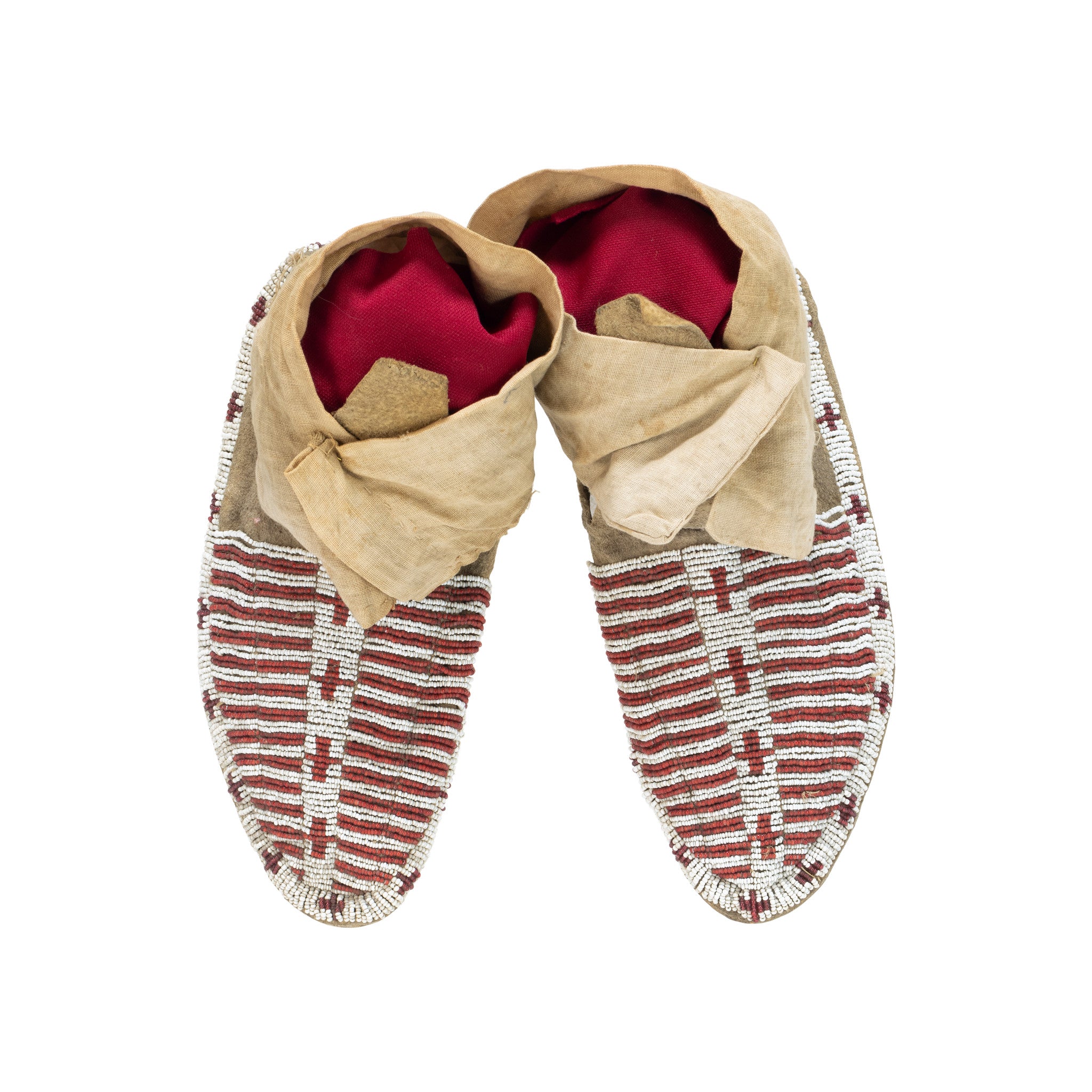 Hidatsa or Arikara Moccasins