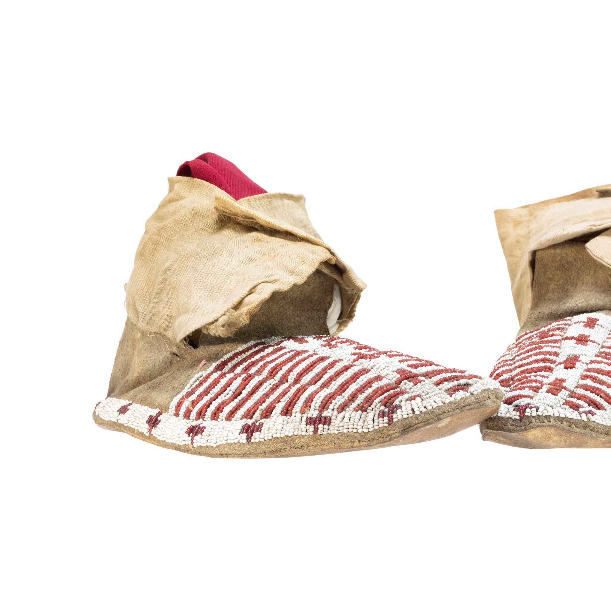 Hidatsa or Arikara Moccasins