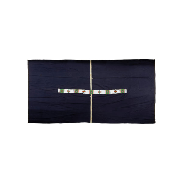 Arapaho Beaded Blanket Strip, Native, Beadwork, Blanket Strip