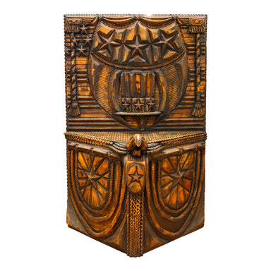 "Uncle Sam" Tramp Art, Furnishings, Decor, Tramp Art