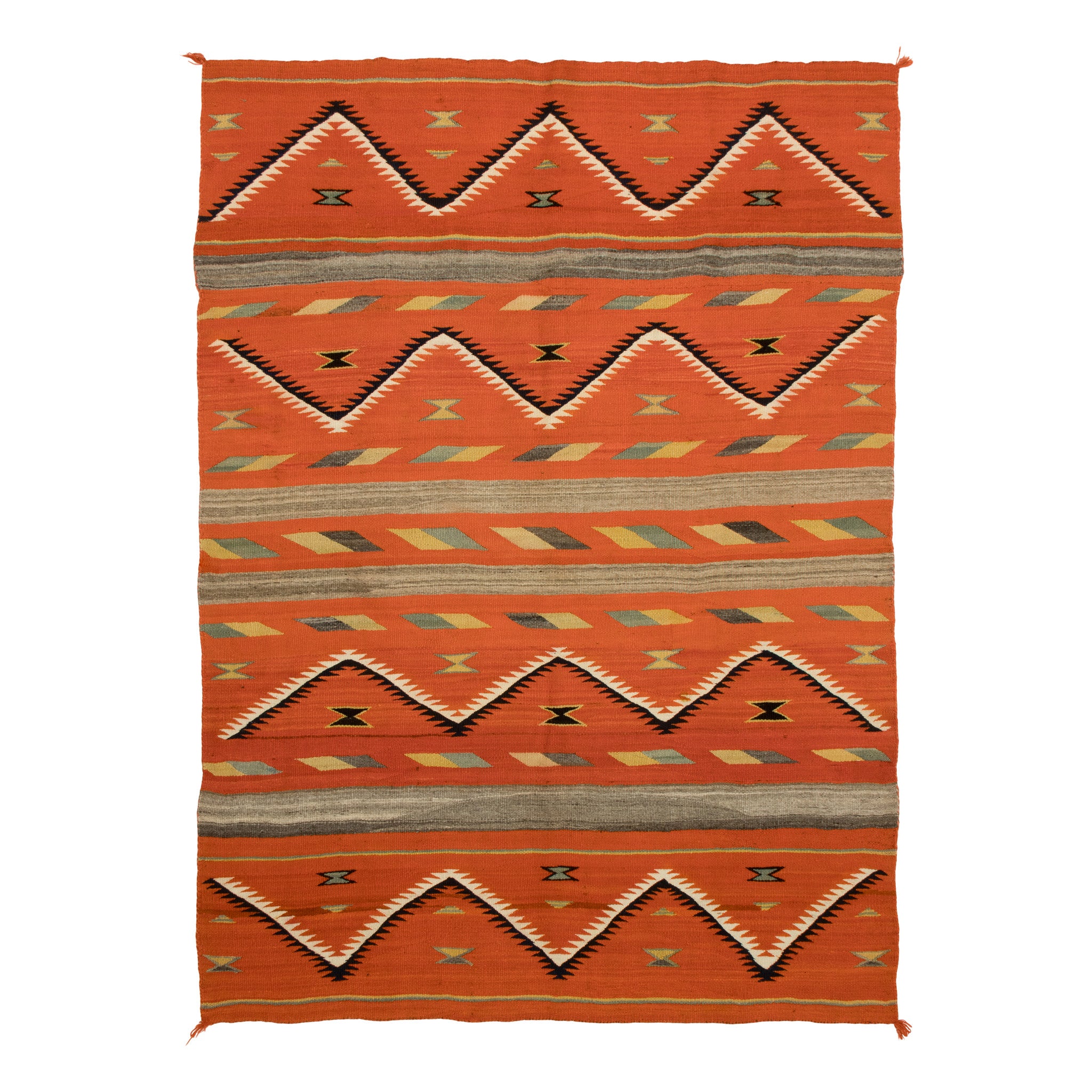 Navajo Late Classic Wearing Blanket, Native, Weaving, Blanket