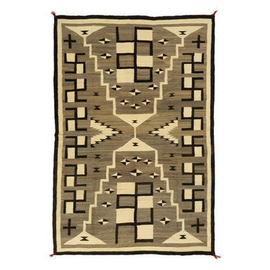 Navajo Natural Storm, Native, Weaving, Floor Rug