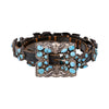 Navajo Concho Belt with "X's"