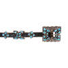 Navajo Concho Belt with "X's"